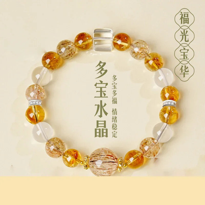 Feng Shui Crystal Bracelet for Wealth & Good Luck