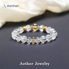 Natural Clear Quartz & Citrine Bracelet: Amplify Energy, Attract Abundance