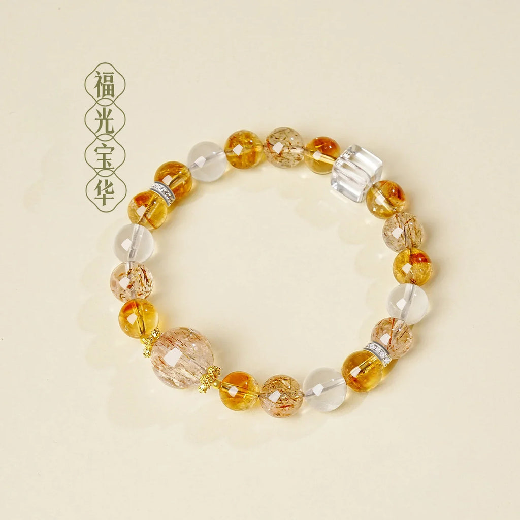 Feng Shui Crystal Bracelet for Wealth & Good Luck