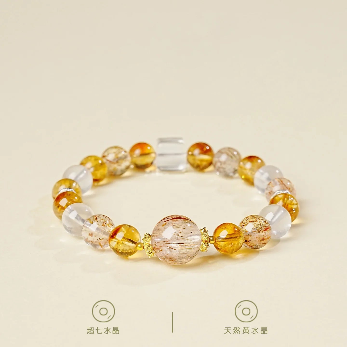 Feng Shui Crystal Bracelet for Wealth & Good Luck
