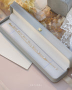 14K Gold-Filled Layered Anklet with Natural Pearl for Elegance & Everyday Luxury