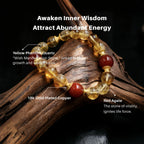 Wealth & Awakening – Tibetan Golden Vision Bracelet