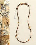 Faceted Tiger Eye with Agarwood | Vintage Unisex Jewelry