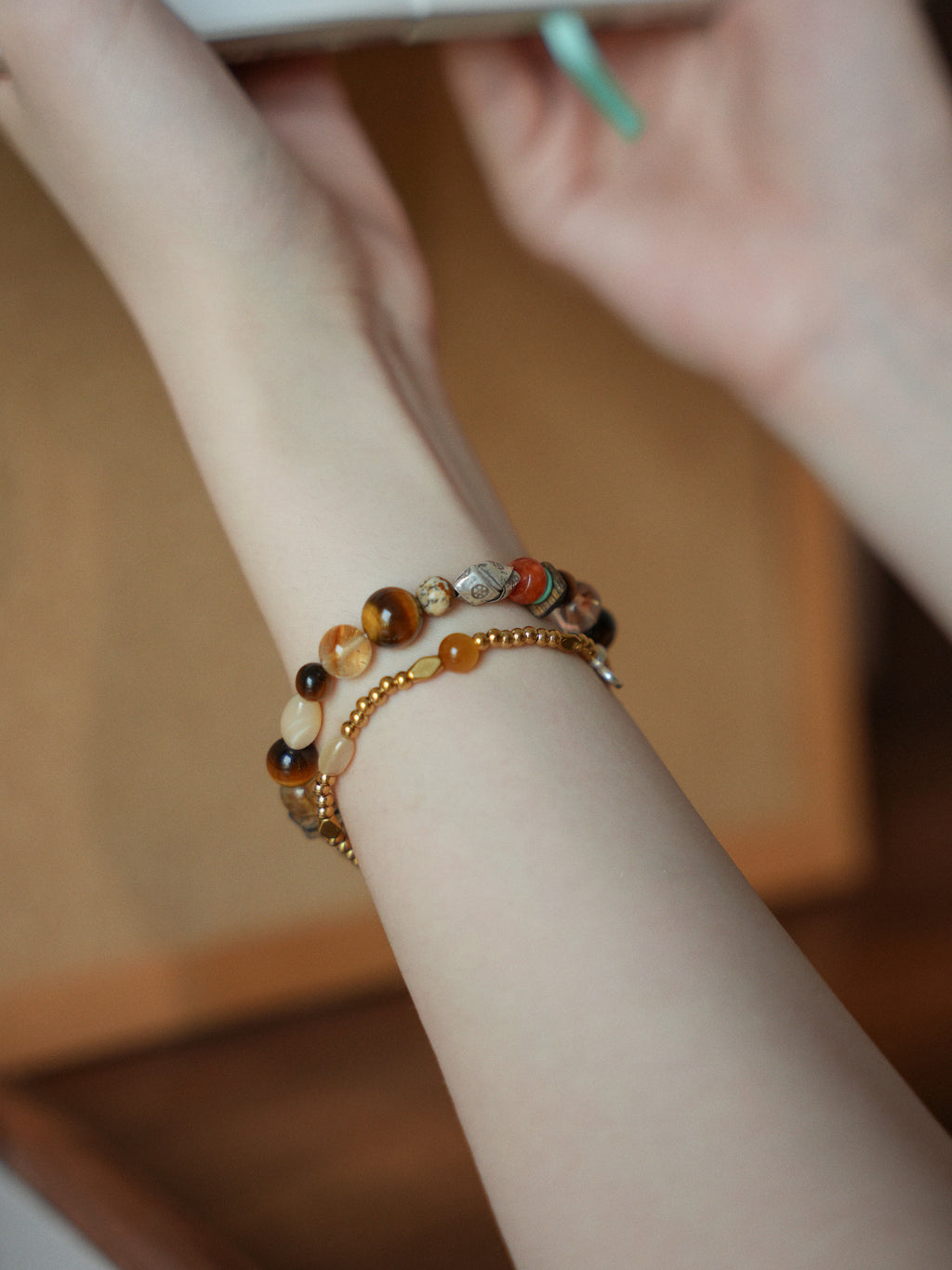 Original｜Handmade Multigem Bracelet, Wealth Abundance