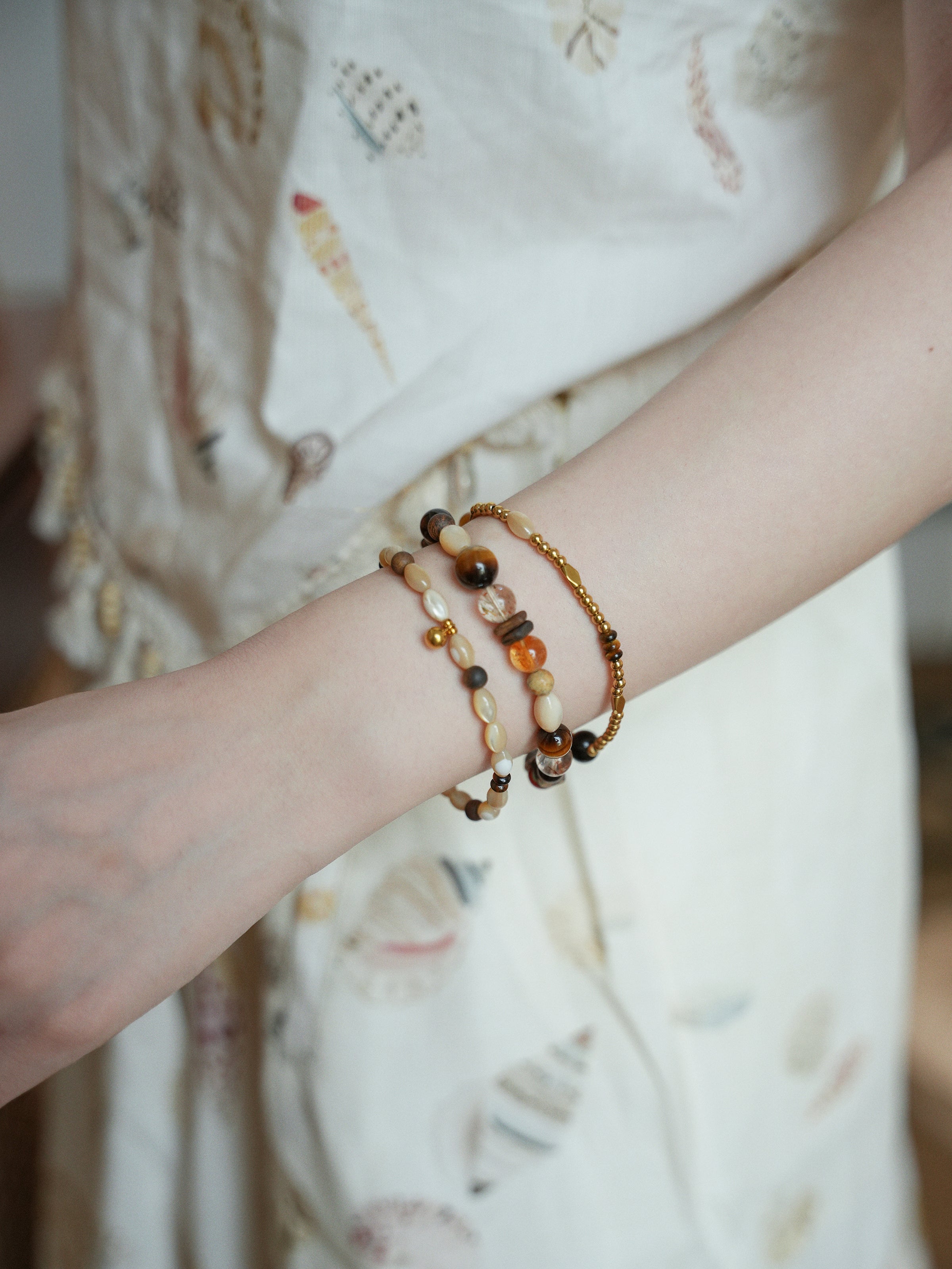 Original｜Handmade Multigem Bracelet, Wealth Abundance