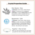 Clarity & Calm – Clear Quartz & Aquamarine Bracelet