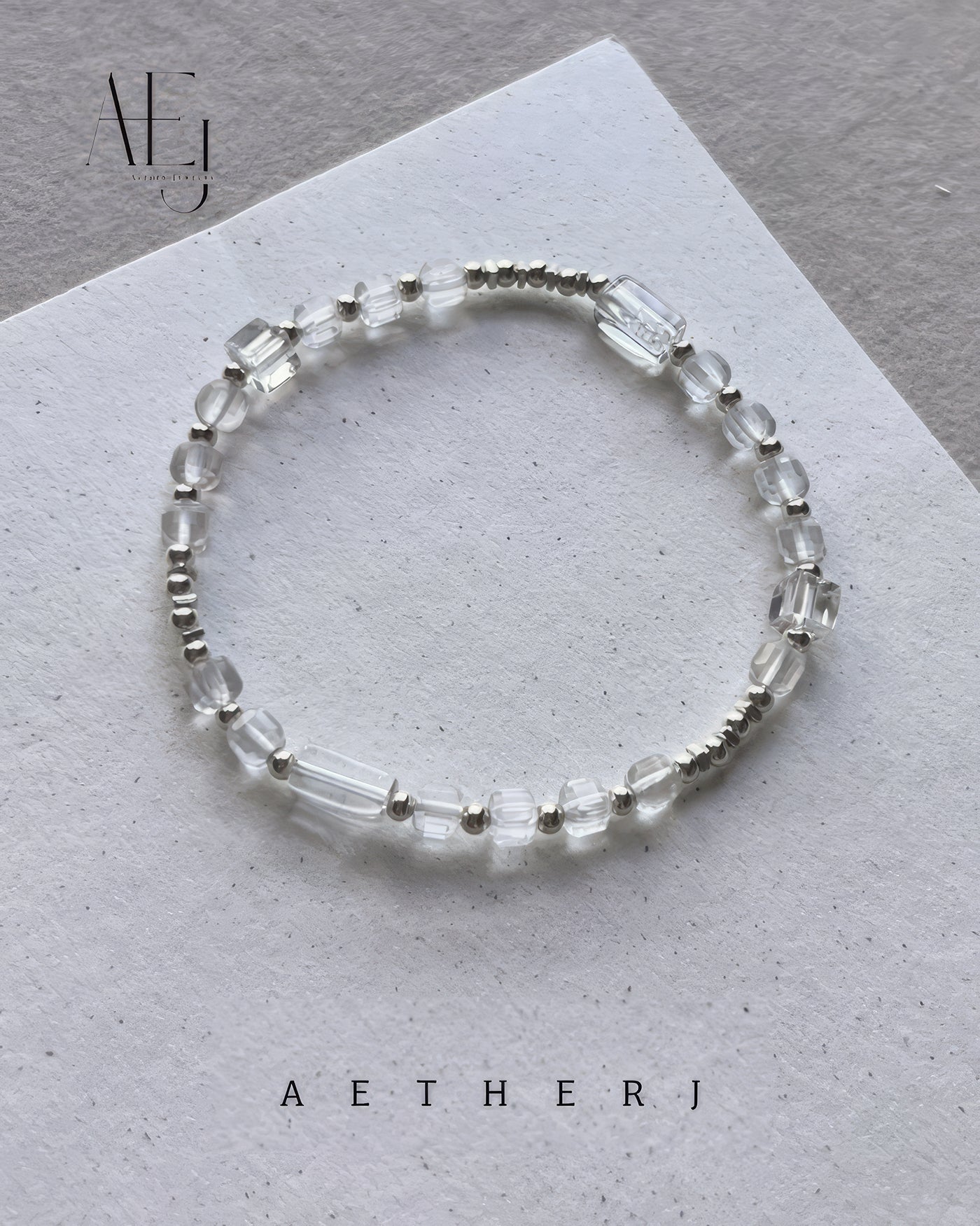 7A Faceted Clear Quartz & S925 Silver Bracelet for Clarity, Balance & Daily Wear