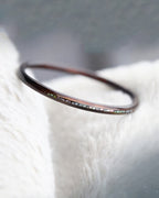 Fine Lacquer & Mother-of-pearl Filigree Bangle