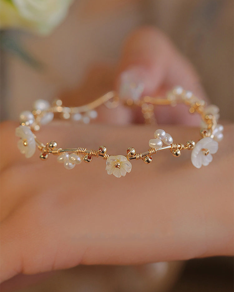 Freshwater Pearl Purity & Elegance Bracelet , Daily Wear