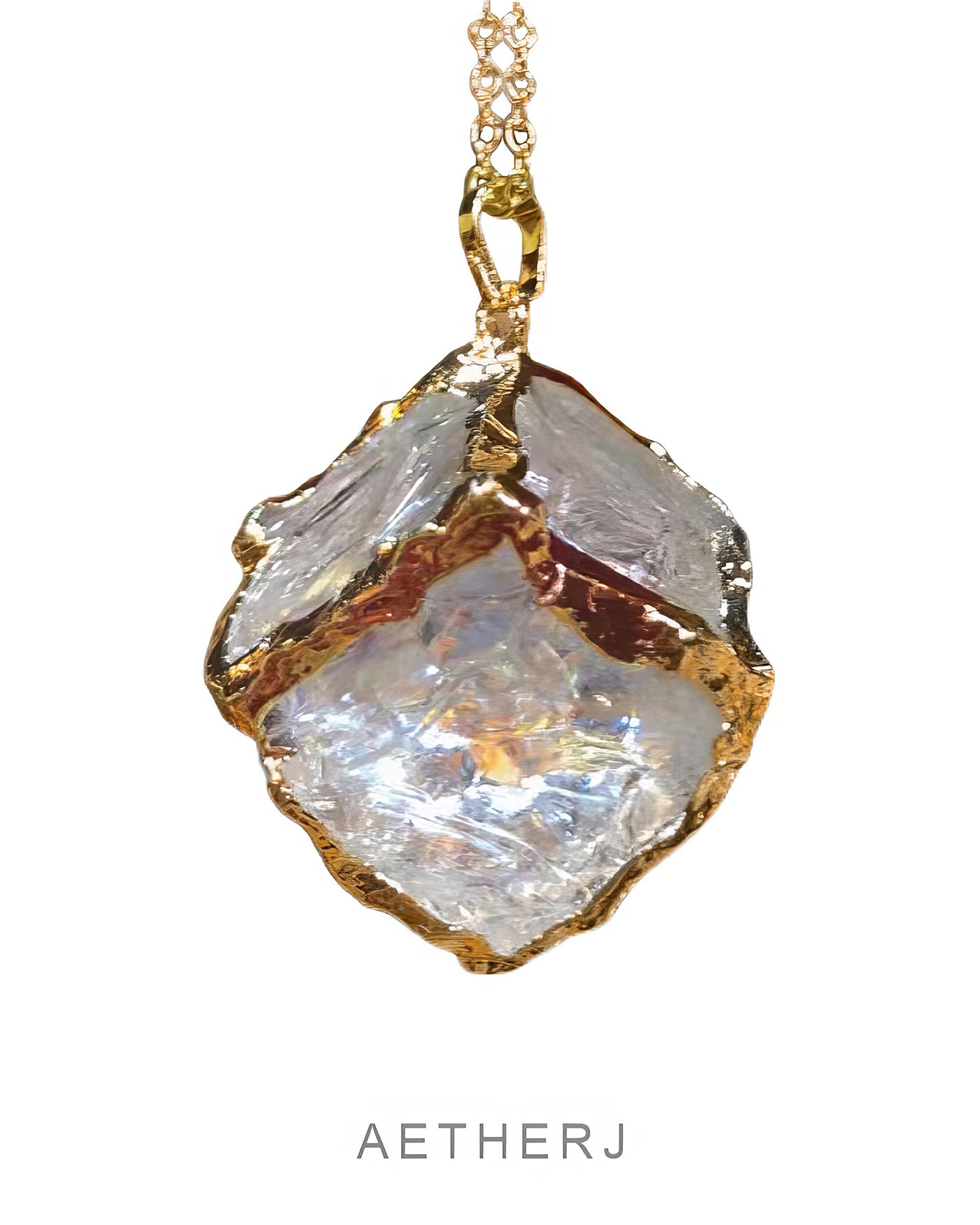 Himalayan White Quartz Point Pendant for Positive Energy & Inner Glow