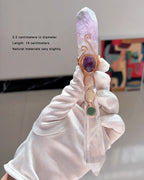 Natural Crystal Wand | Energy, Healing & Spiritual Ornament