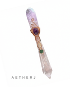 Natural Crystal Wand | Energy, Healing & Spiritual Ornament