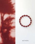 Natural High-Quality Garnet Bracelet for Vitality, Confidence & Love