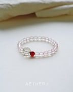 Natural Madagascar Pink Quartz Bracelet for Love, Balance & Protection
