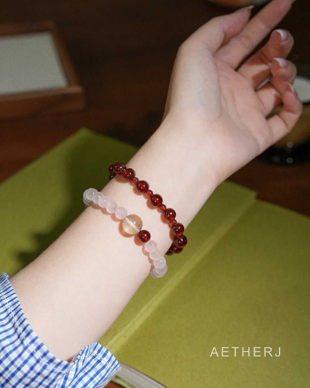 Natural Madagascar Pink Quartz Bracelet for Love, Balance & Protection