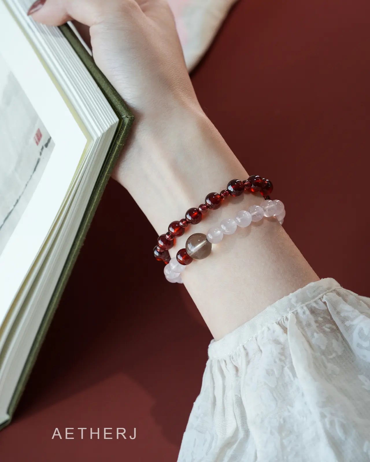 Natural Madagascar Pink Quartz Bracelet for Love, Balance & Protection