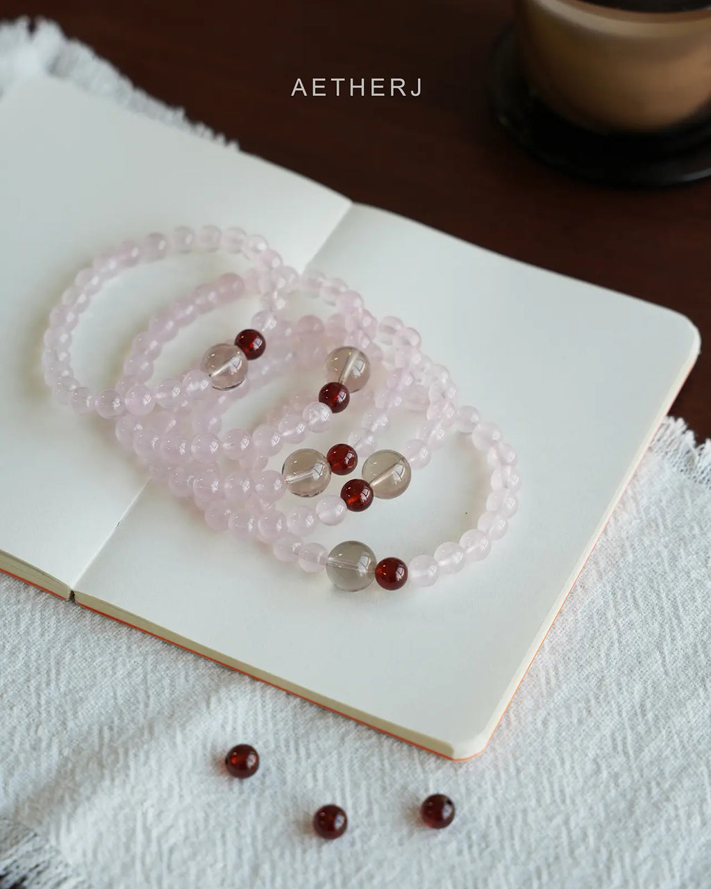 Natural Madagascar Pink Quartz Bracelet for Love, Balance & Protection