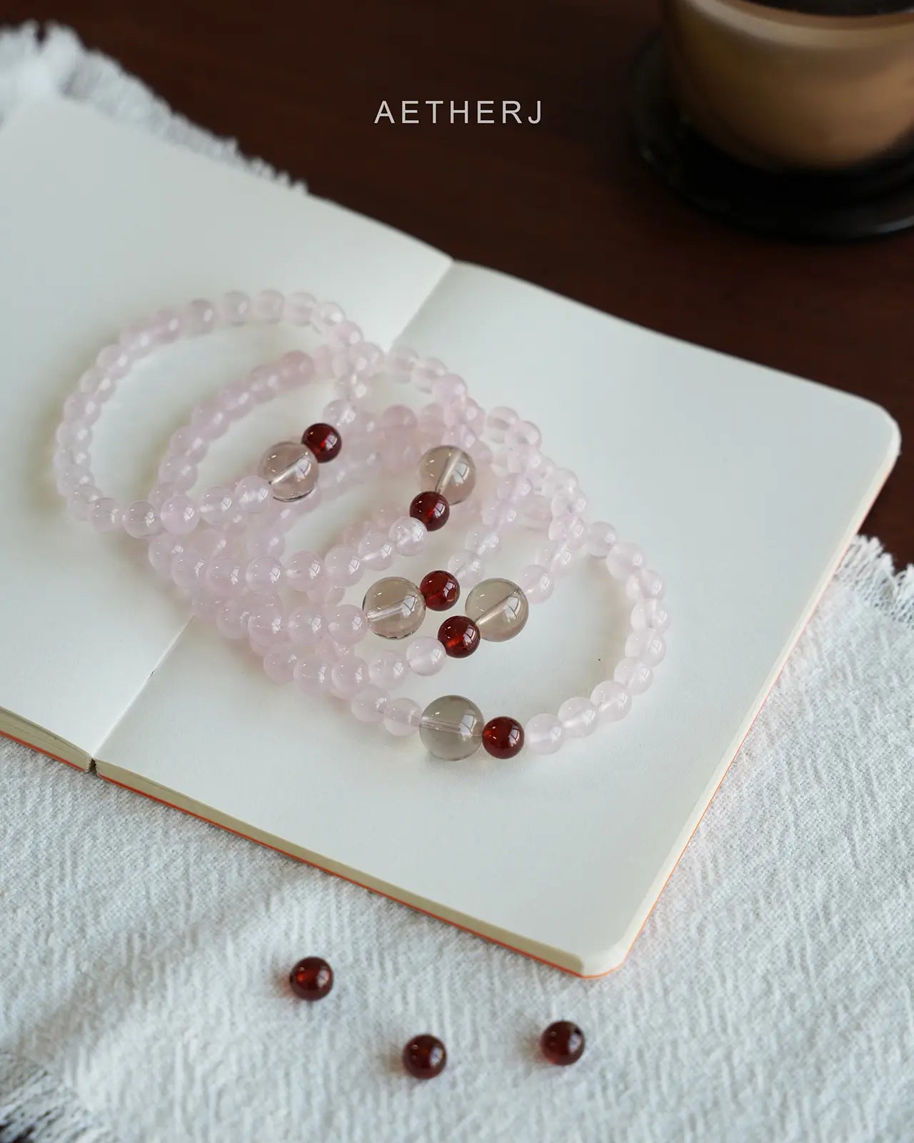 Natural Madagascar Pink Quartz Bracelet for Love, Balance & Protection