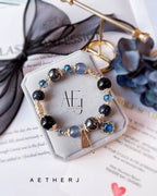 Black Obsidian Bracelet for Protection, Grounding & Daily Energy Shield