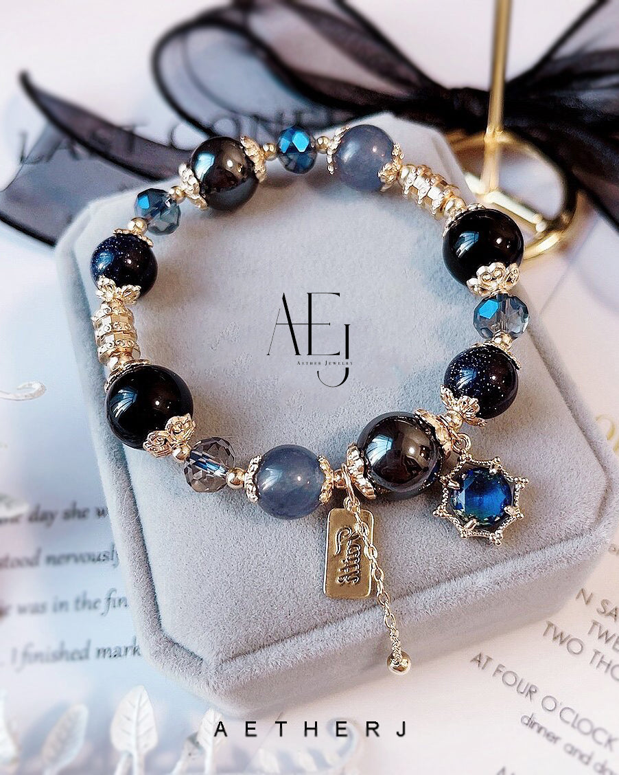 Black Obsidian Bracelet for Protection, Grounding & Daily Energy Shield