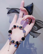 Black Obsidian Bracelet for Protection, Grounding & Daily Energy Shield