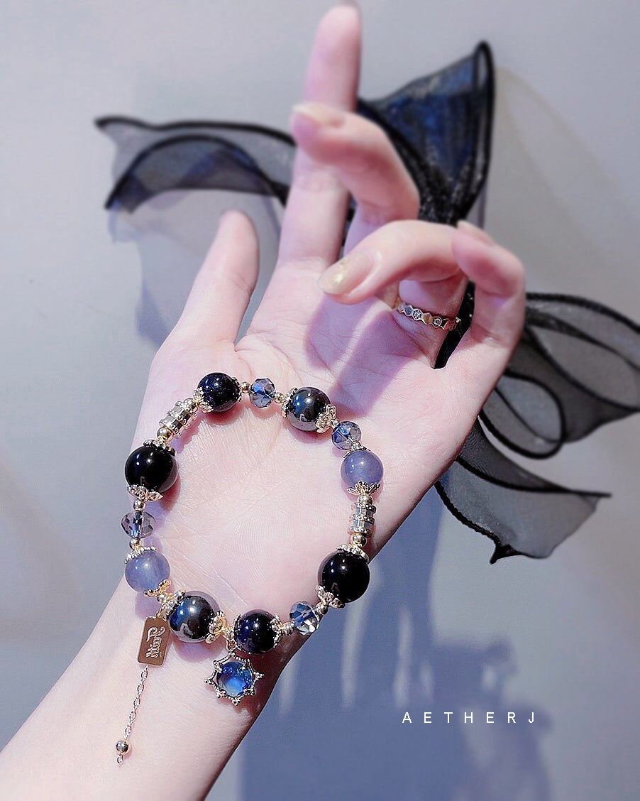 Black Obsidian Bracelet for Protection, Grounding & Daily Energy Shield