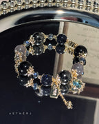 Black Obsidian Bracelet for Protection, Grounding & Daily Energy Shield