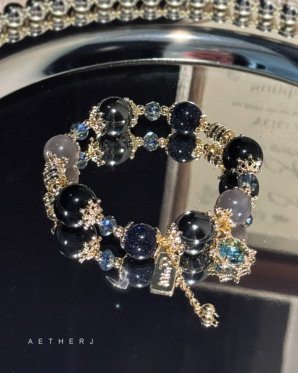 Black Obsidian Bracelet for Protection, Grounding & Daily Energy Shield