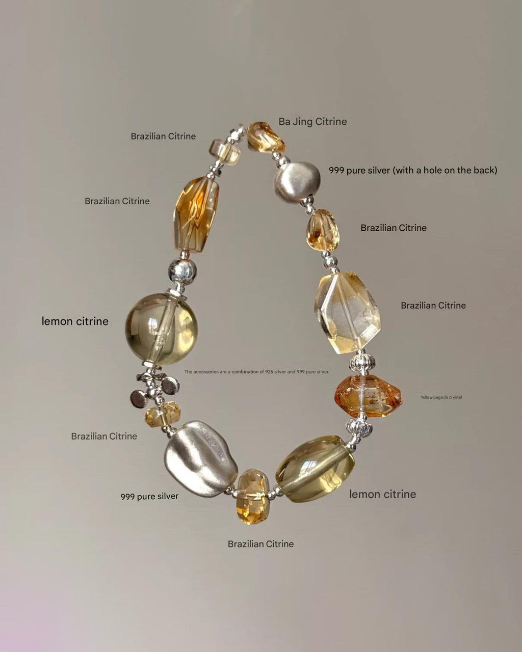 Brazilian Citrine Multi-Gem Bracelet for Wealth, Abundance & Daily Prosperity