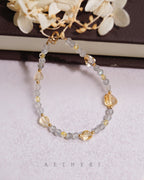 Citrine & Moonstone Bracelet for Abundance, Intuition & Daily Radiance
