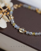 Citrine & Moonstone Bracelet for Abundance, Intuition & Daily Radiance