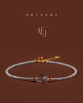 Clear Quartz & Sterling Silver Anklet for Luck, Purity & Everyday Elegance
