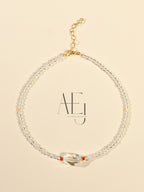 Clear Quartz & Sterling Silver Anklet for Luck, Purity & Everyday Elegance