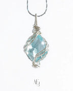 Handmade Natural Crystal Raw Stone Pendant Necklace – Amethyst,& More