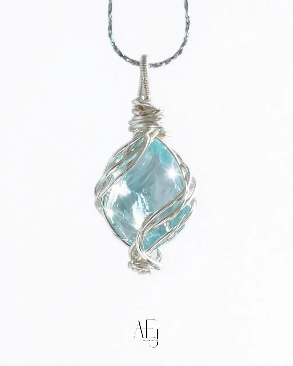 Handmade Natural Crystal Raw Stone Pendant Necklace – Amethyst,& More