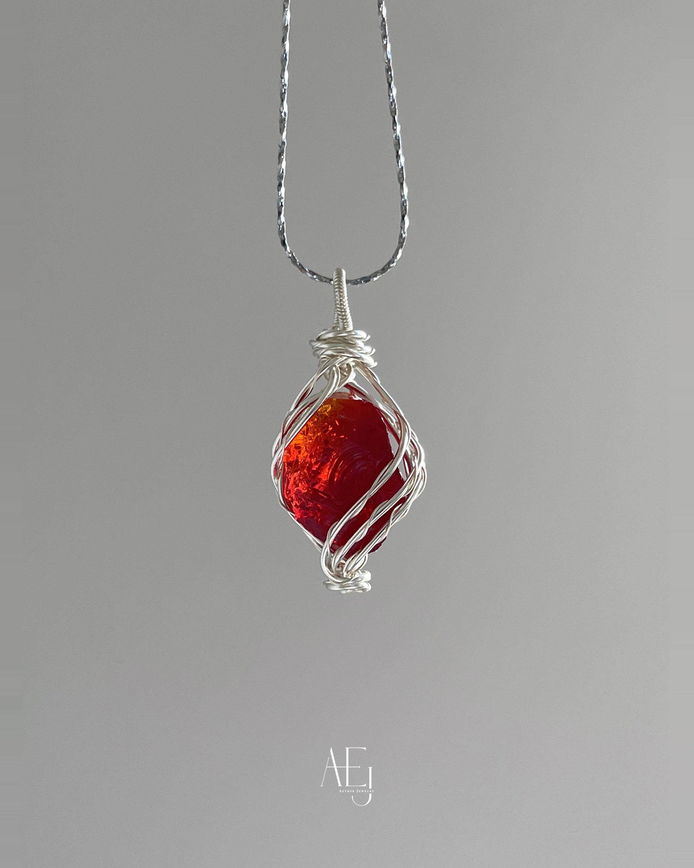 Handmade Natural Crystal Raw Stone Pendant Necklace – Amethyst,& More