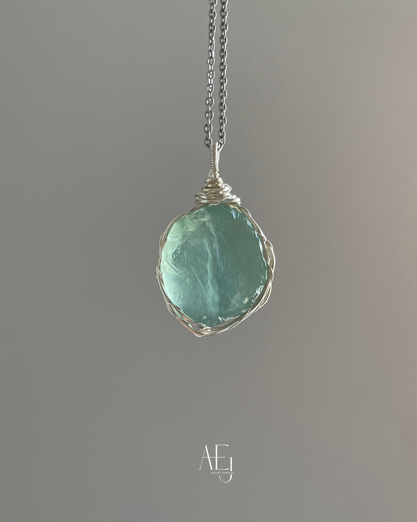 Handmade Natural Crystal Raw Stone Pendant Necklace – Amethyst,& More