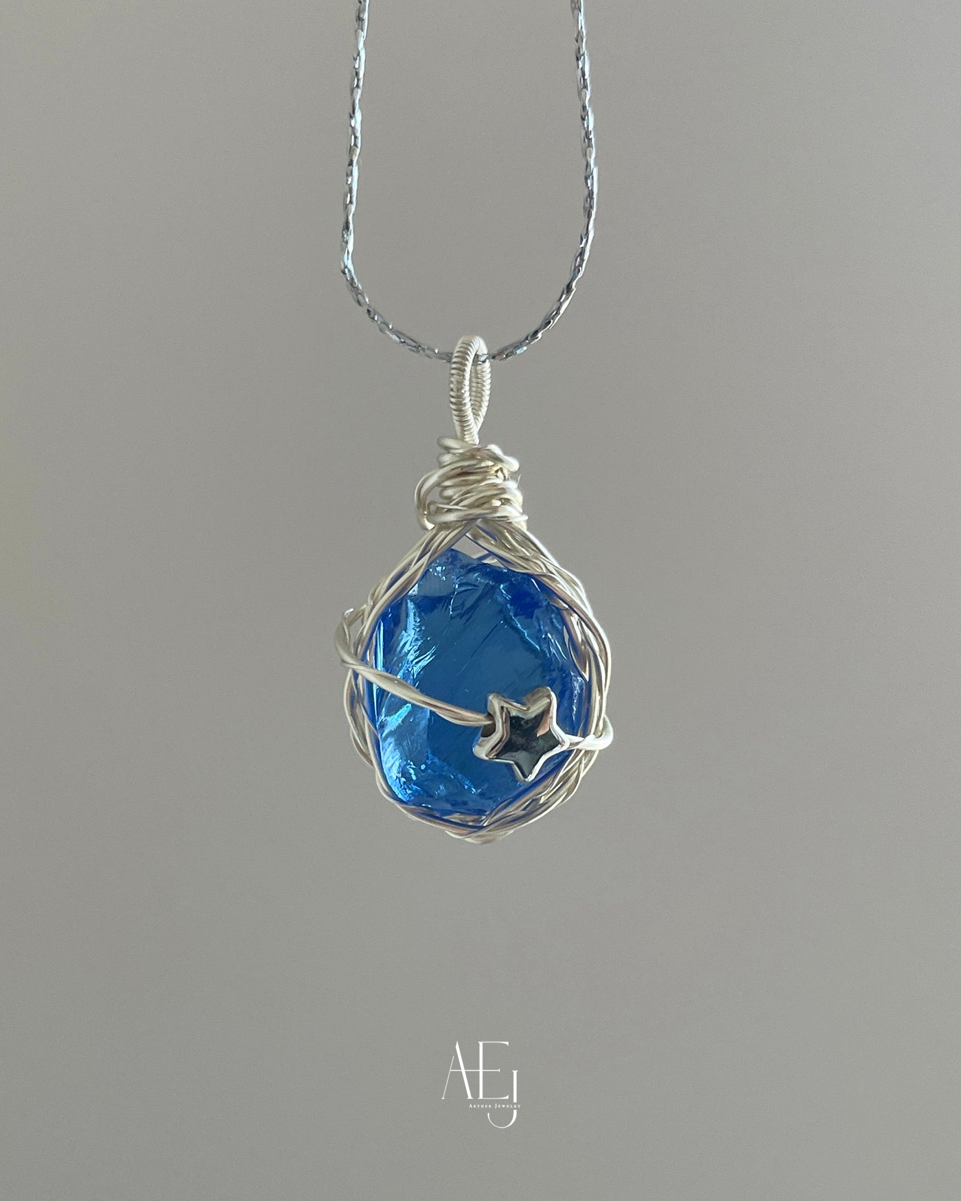 Handmade Natural Crystal Raw Stone Pendant Necklace – Amethyst,& More