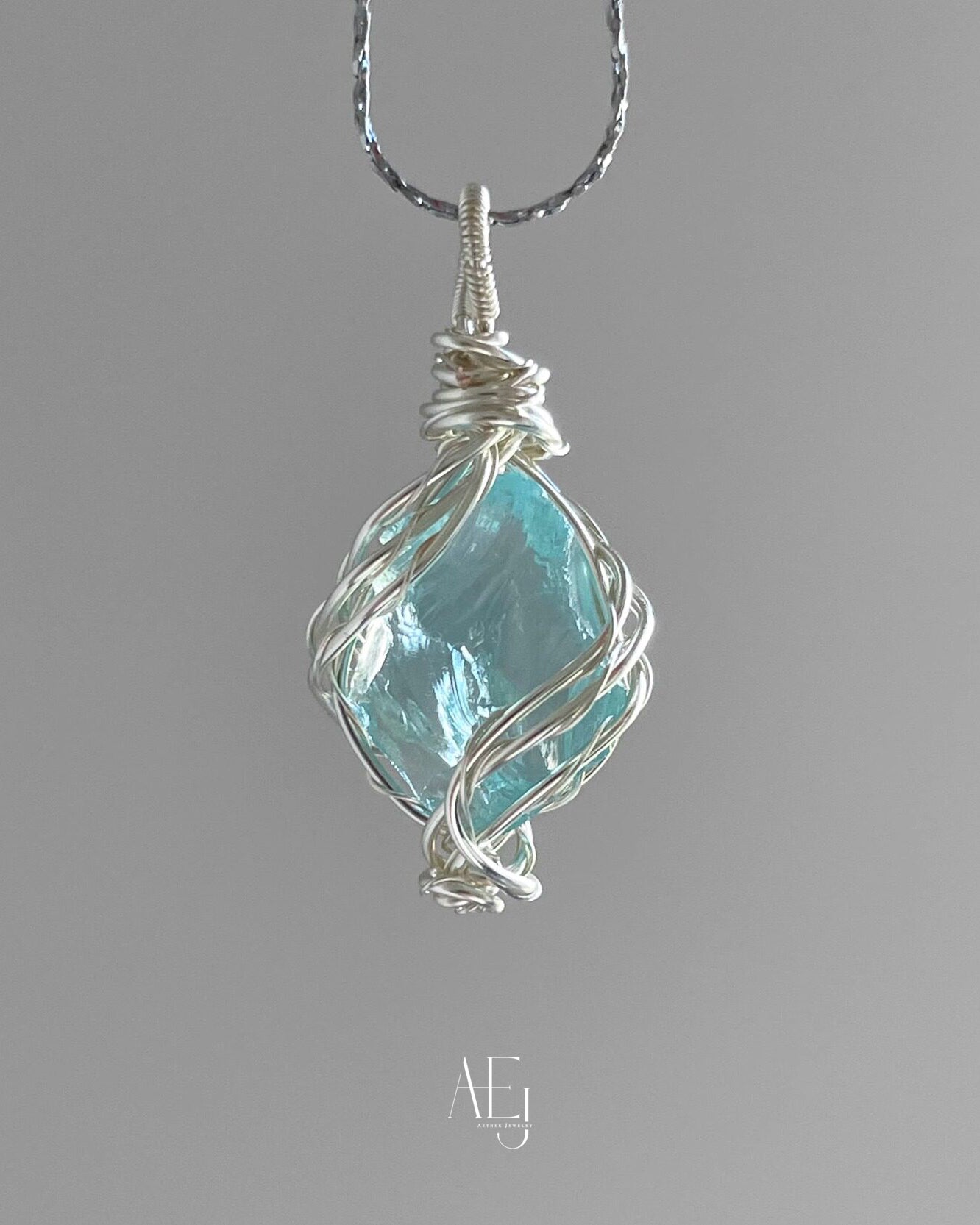 Handmade Natural Crystal Raw Stone Pendant Necklace – Amethyst,& More