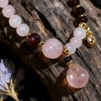 Healing & Love – Rose Quartz Amulet Bracelet