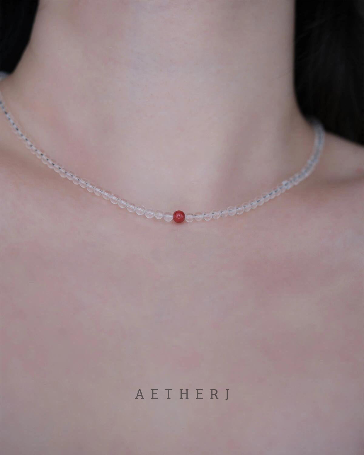 Natural AA Clear Quartz Necklace for Love & Spiritual Connection