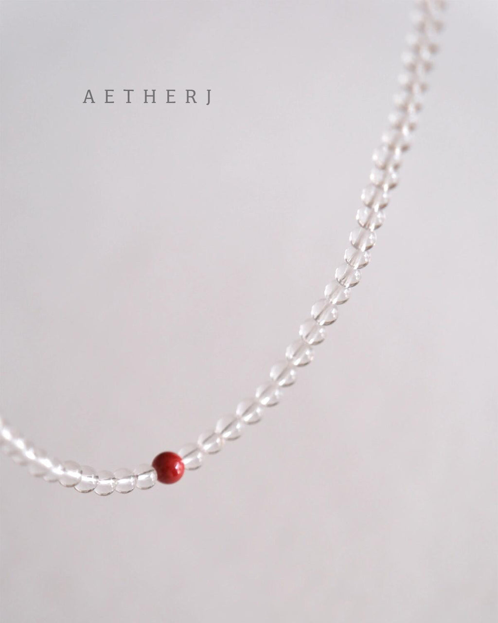 Natural AA Clear Quartz Necklace for Love & Spiritual Connection