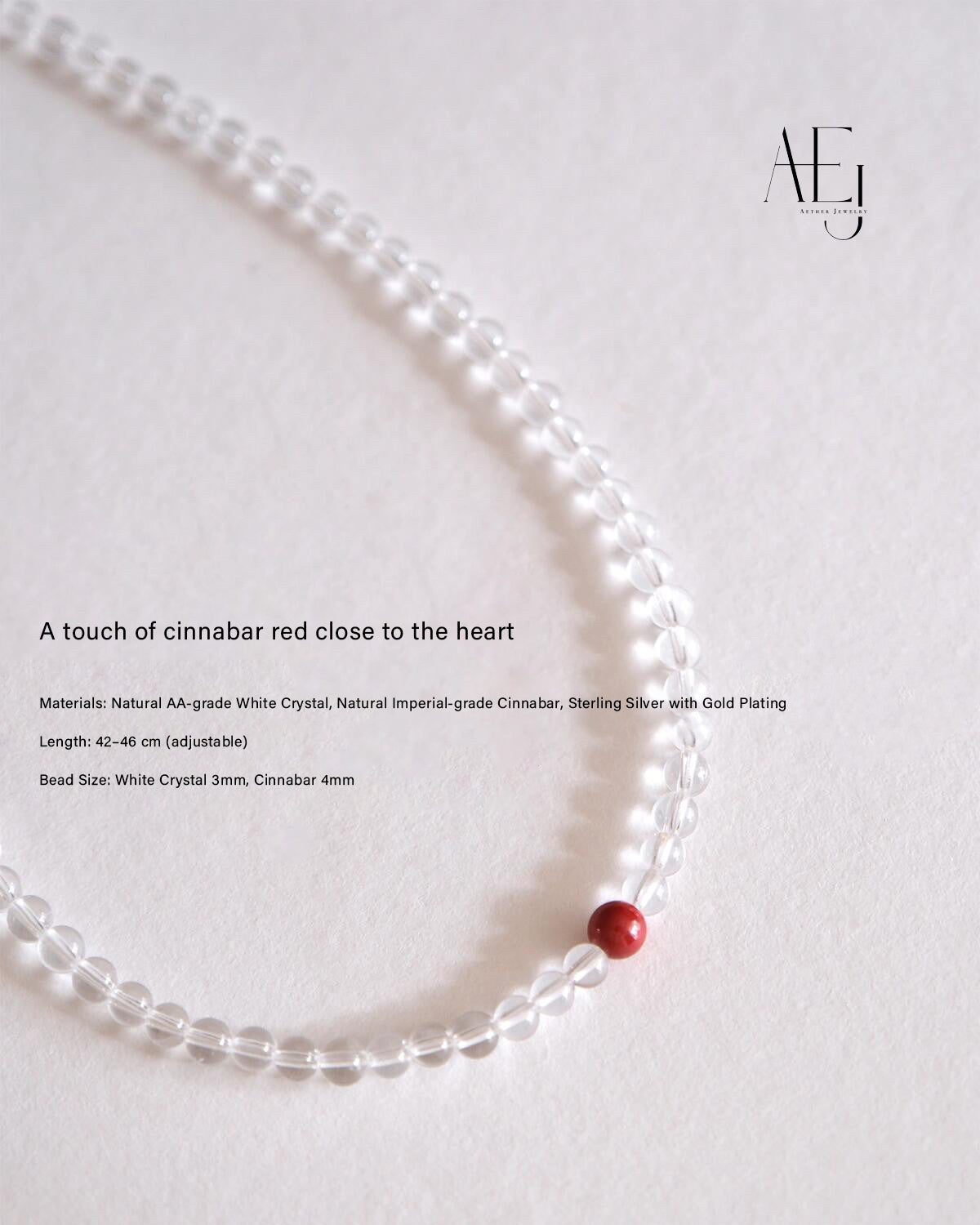 Natural AA Clear Quartz Necklace for Love & Spiritual Connection