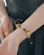 Natural Citrine Chip Crystal Bracelet for Abundance, Joy & Daily Wear