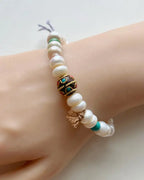 Natural Freshwater Pearl Aurora Iridescent Bracelet