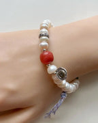 Natural Freshwater Pearl Aurora Iridescent Bracelet