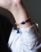 Natural Lapis Lazuli · Kyara Agarwood · Clear Quartz · Multi-Treasure Energy Bracelet