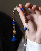 Natural Lapis Lazuli · Kyara Agarwood · Clear Quartz · Multi-Treasure Energy Bracelet