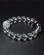Natural White Crystal Bracelet - Energy Cleansing Healing Gift for Women & Friends