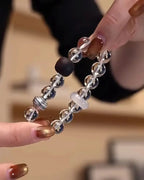 Natural White Crystal Bracelet - Energy Cleansing Healing Gift for Women & Friends